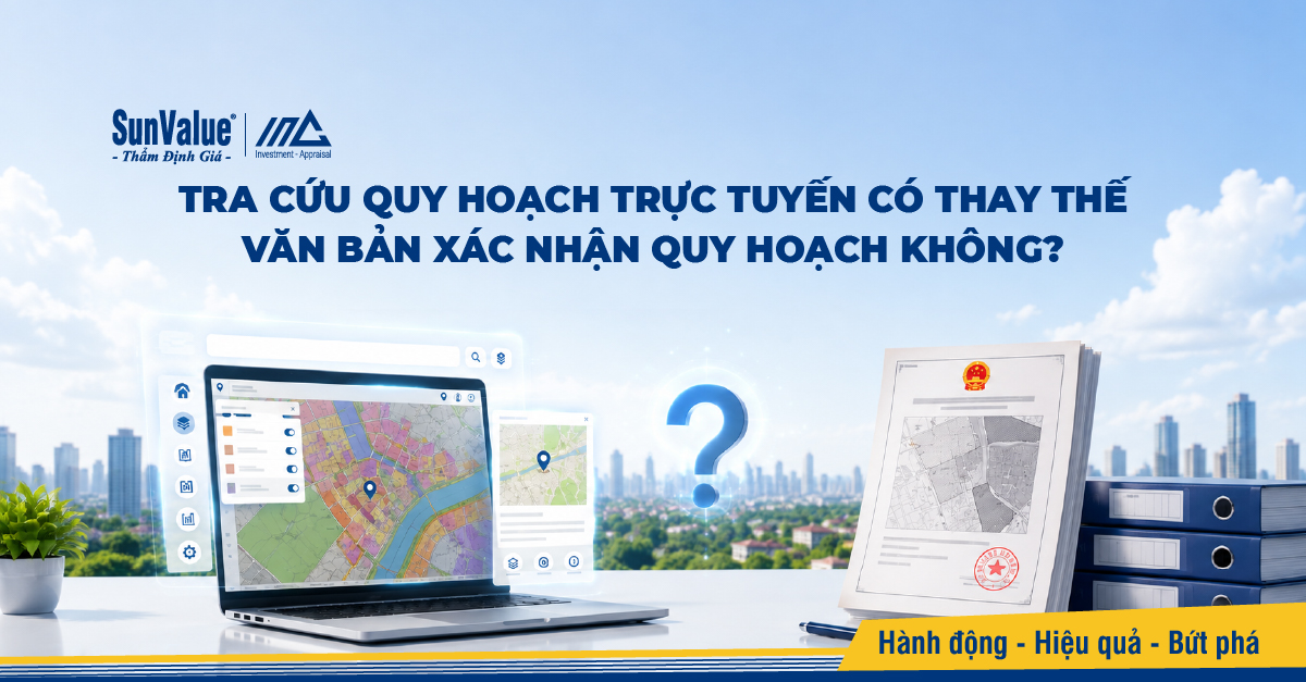 Tra cứu quy hoạch trực tuyến có thay thế văn bản xác nhận quy hoạch không?