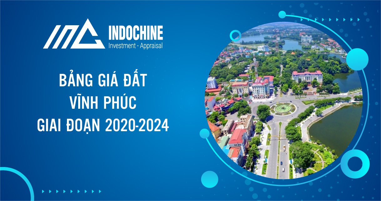 BẢNG GIÁ ĐẤT VĨNH PHÚC 2020-2024