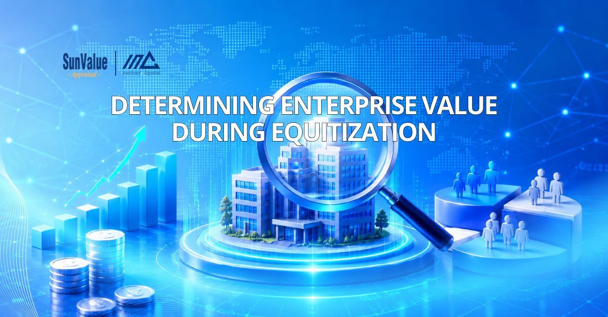 How Is Enterprise Value Determined During Equitization?