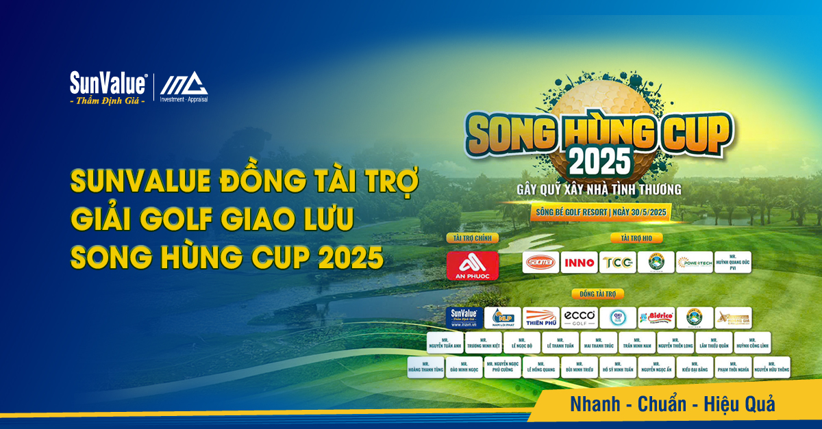 SUNVALUE ĐỒNG HÀNH CÙNG GIẢI GOLF GIAO LƯU SONG HÙNG CUP 2025