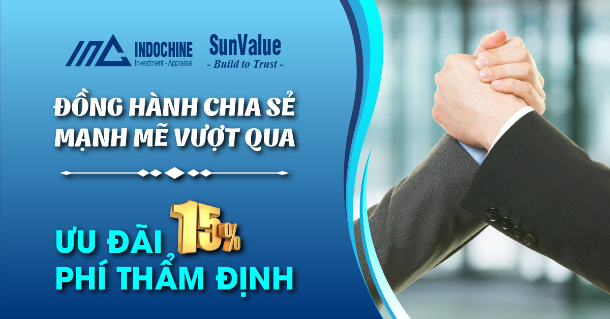 ĐỒNG HÀNH CHIA SẺ - MẠNH MẼ VƯỢT QUA ƯU ĐÃI 15 % PHÍ THẨM ĐỊNH