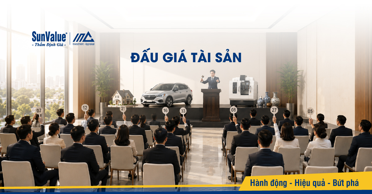 Thẩm định giá phục vụ xác định giá khởi điểm đấu giá tài sản