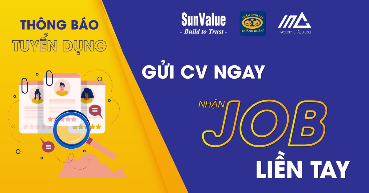 TUYỂN DỤNG NHÂN SỰ CHO HỆ THỐNG SUNVALUE – TRẢI THẢM ĐỎ ĐÓN NHÂN TÀI