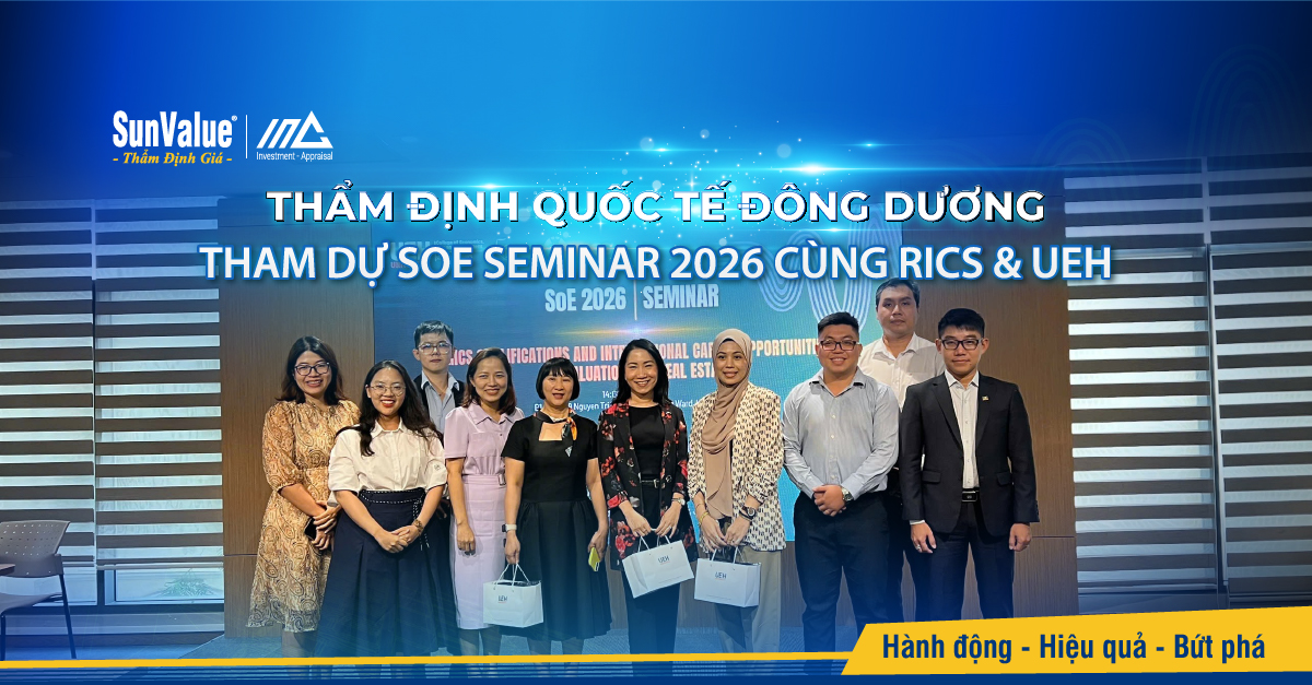 Thẩm định Quốc tế Đông Dương tham dự SoE Seminar 2026 cùng RICS & UEH