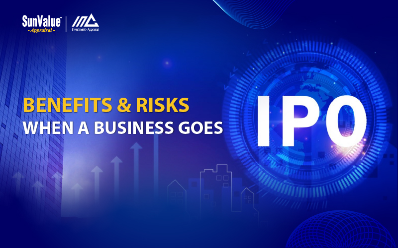 benefits and risks when a business goes ipo