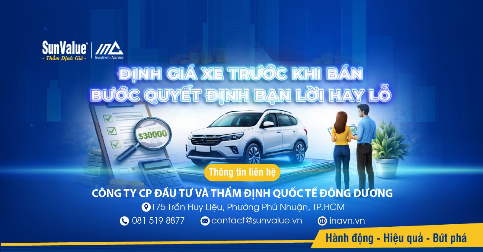 Định giá xe trước khi bán