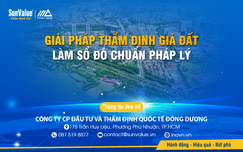 Thẩm định Quốc tế Đông Dương thẩm định giá đất làm sổ đỏ chuẩn pháp lý