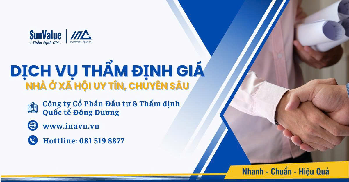 SunValue thẩm định giá nhà ở xã hội uy tín, chuyên sâu