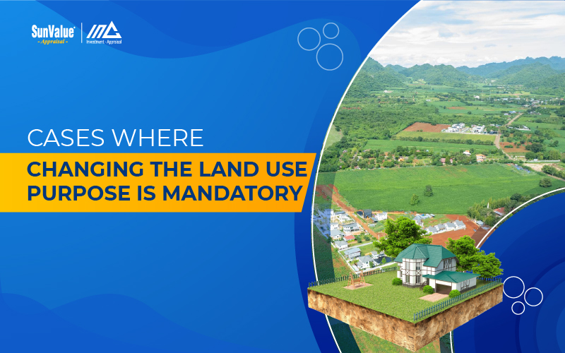 cases where changing the land use purpose is mandatory