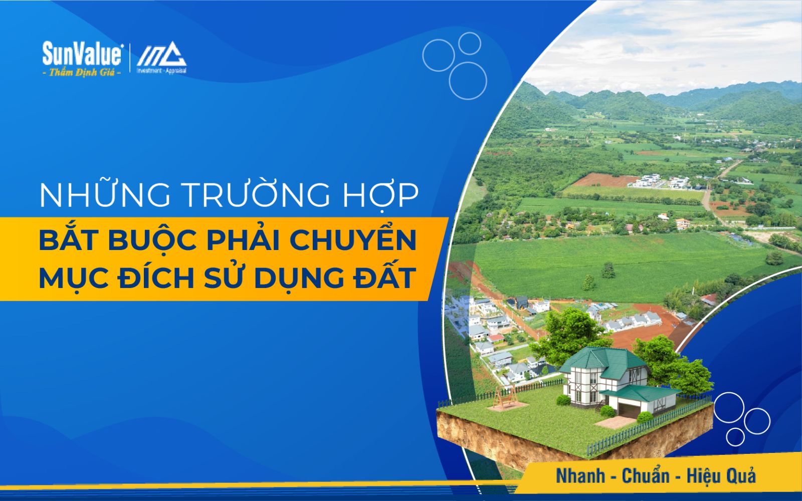 Những trường hợp bắt buộc phải chuyển mục đích sử dụng đất