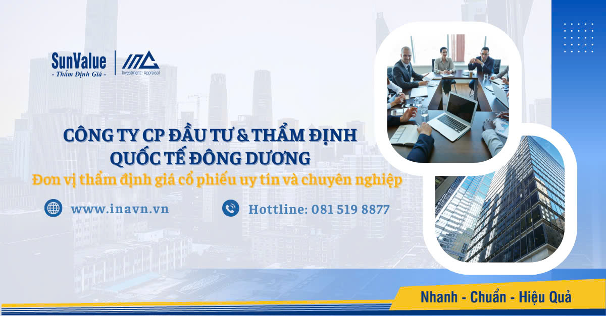 SunValue tự hào là đơn vị thẩm định giá cổ phiếu uy tín và chuyên nghiệp