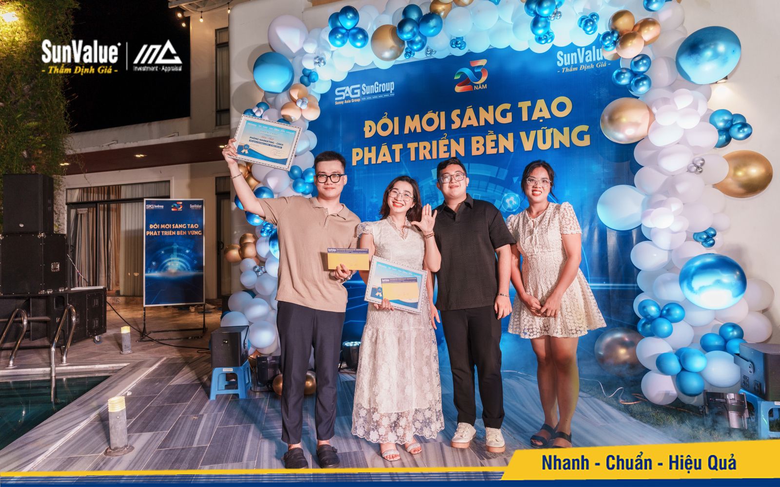 Trao giải Nhất - Nhì - Ba mini game “SunValue là Nhà – 23 năm Gắn Kết”