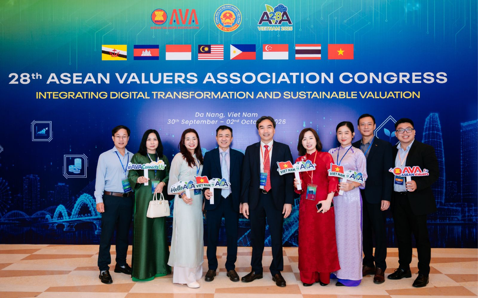Ban Lãnh đạo SunValue tham dự Hội nghị quốc tế Hiệp hội Thẩm định viên về giá ASEAN lần thứ 28 – AVA 28 tại Đà Nẵng