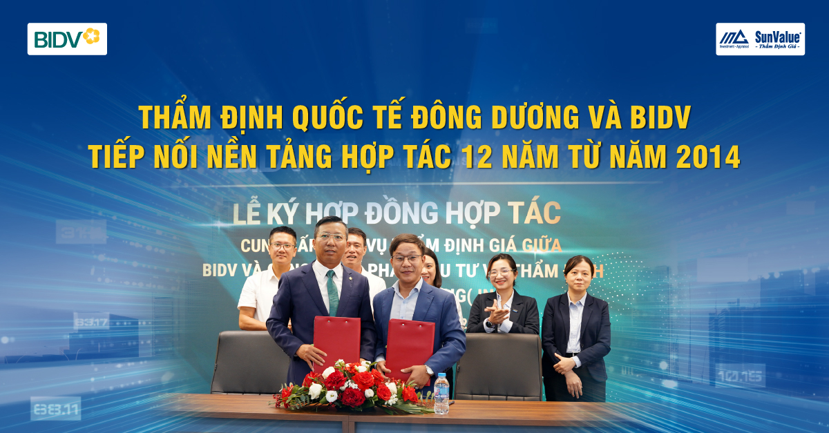 Thẩm định Quốc tế Đông Dương ký kết hợp tác cùng BIDV