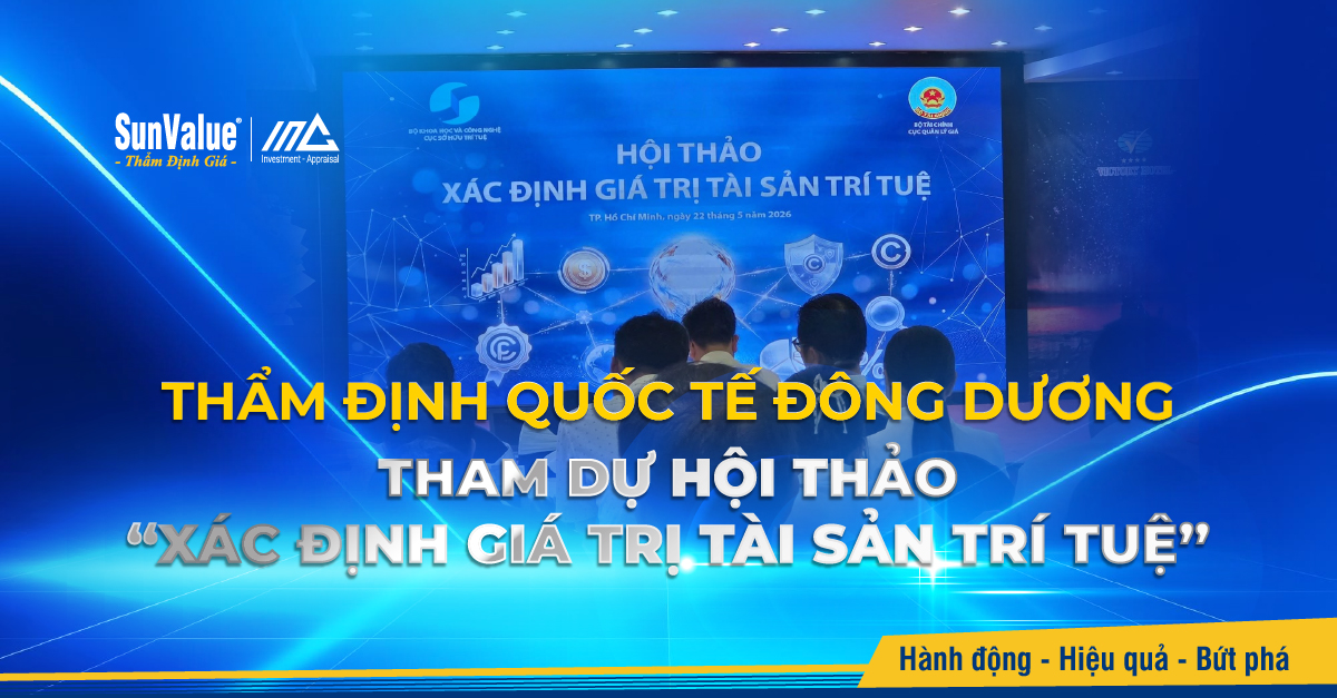 Thẩm định Quốc tế Đông Dương tham dự Hội thảo “Xác định giá trị tài sản trí tuệ”