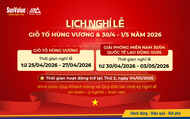 Lịch nghỉ lễ Giỗ Tổ Hùng Vương & 30/4 – 01/5/2026