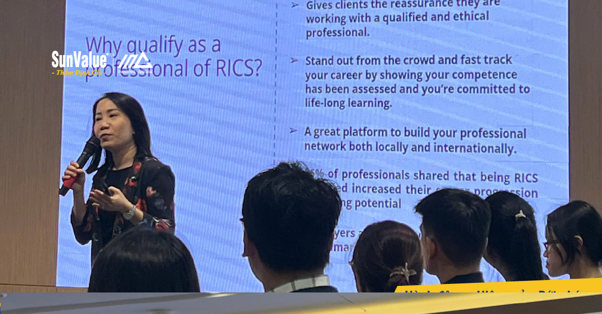 Bà Lin Tan – Market Development Manager khu vực Đông Nam Á của RICS