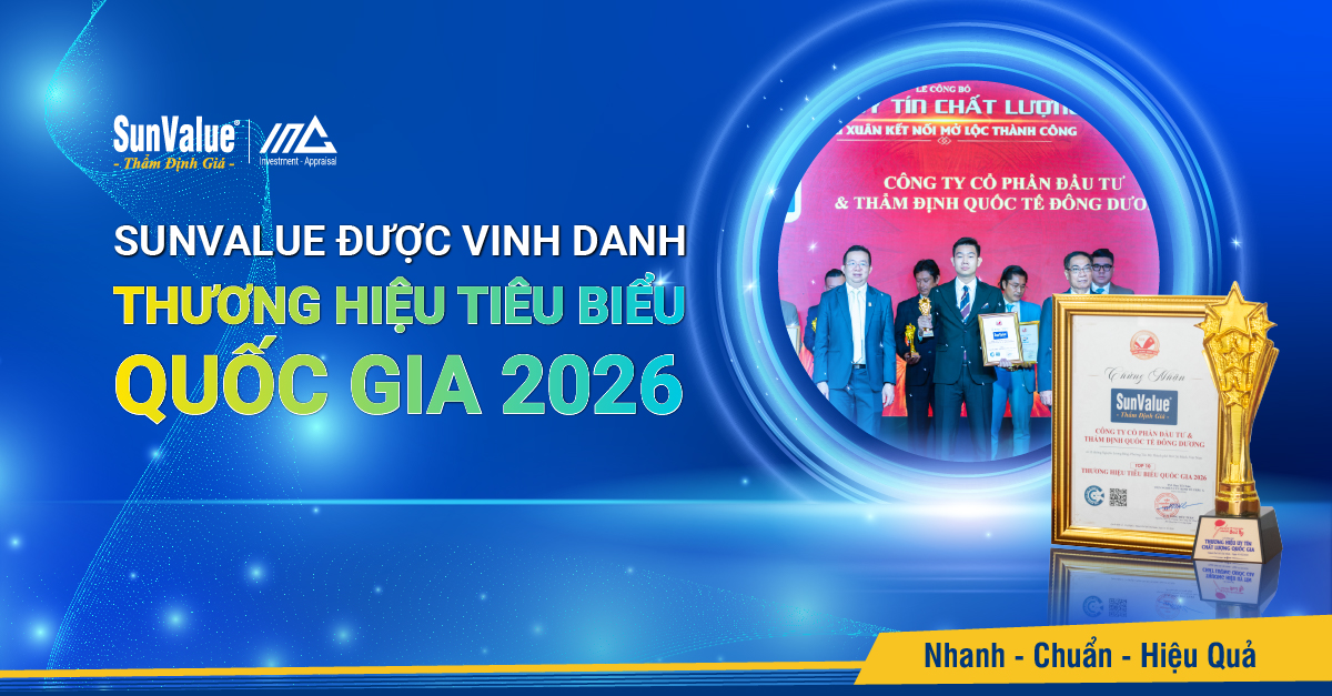 SunValue được trao tặng danh hiệu Thương hiệu tiêu biểu quốc gia 2026