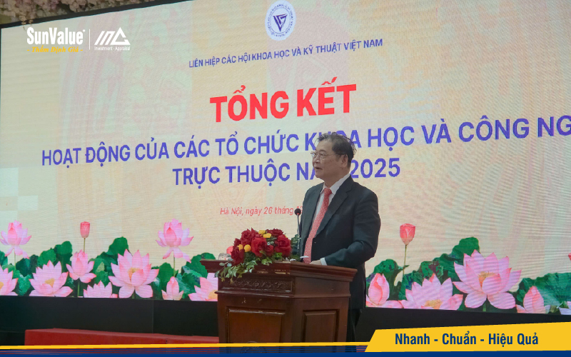 Chủ tịch VUSTA Phan Xuân Dũng phát biểu tại hội nghị