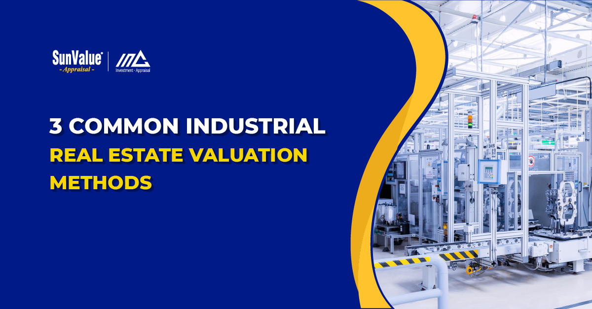 3 common industrial real estate valuation methods