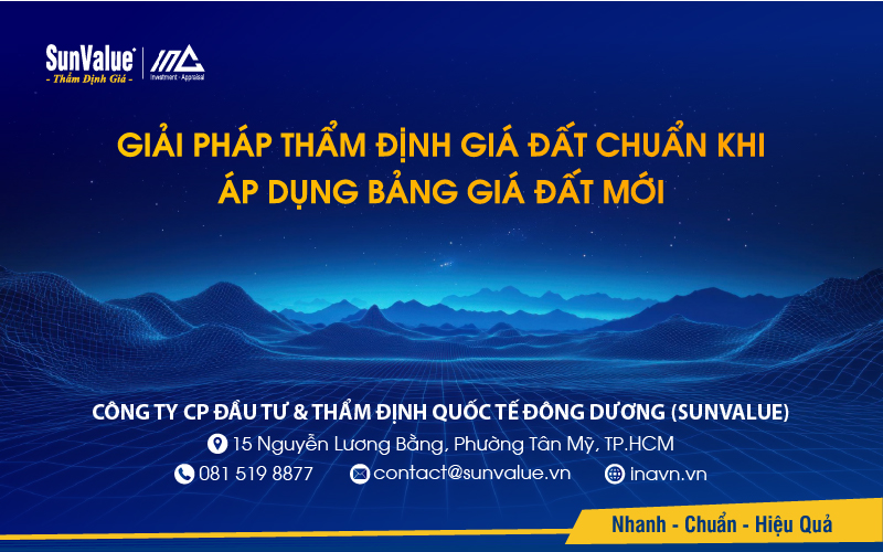 Thẩm định Quốc tế Đông Dương thẩm định giá đất khi áp dụng bảng giá đất mới