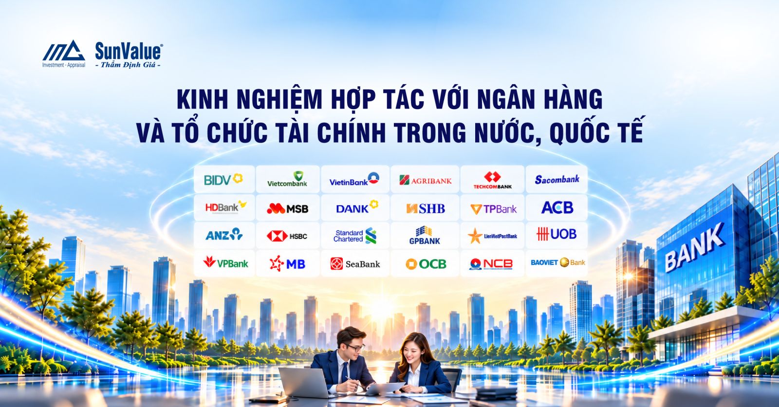 Kinh nghiệm hợp tác với ngân hàng và tổ chức tài chính trong nước, quốc tế