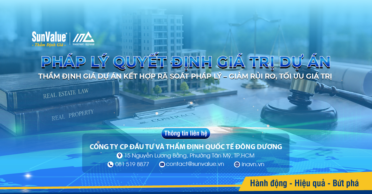 Thẩm định Quốc tế Đông Dương thẩm định giá dự án kết hợp rà soát thông tin pháp lý