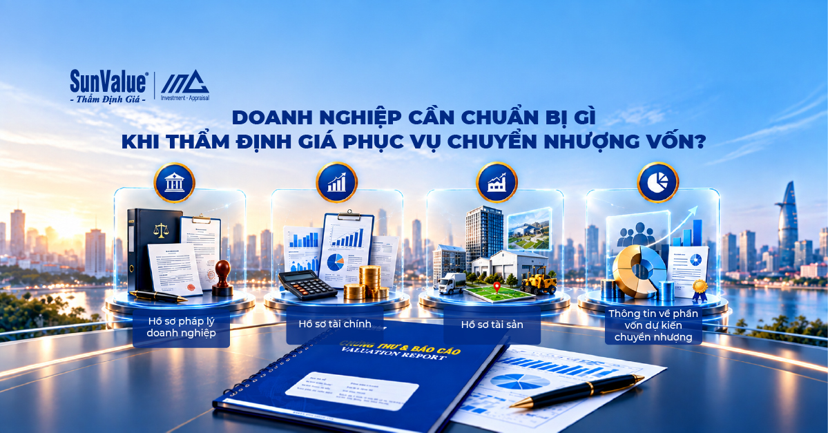 Hồ sơ thẩm định giá doanh nghiệp khi chuyển nhượng vốn