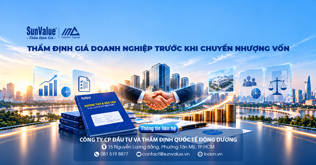 Thẩm định Quốc tế Đông Dương thẩm định giá doanh nghiệp trước chuyển nhượng vốn