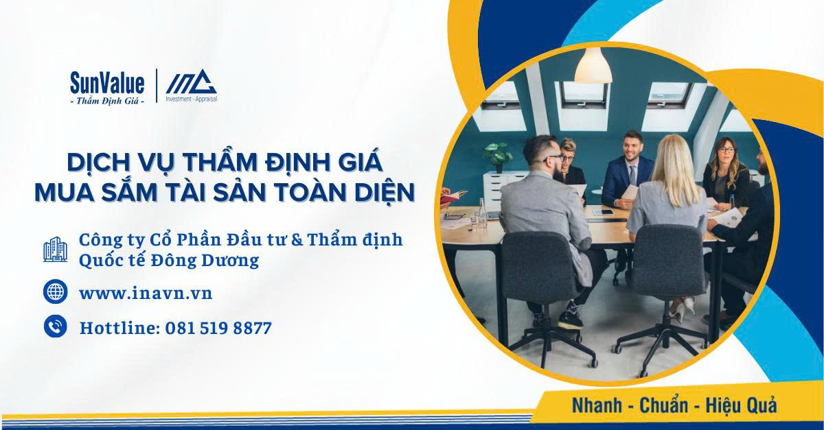 SunValue – Đối tác chiến lược trong thẩm định giá mua sắm tài sản
