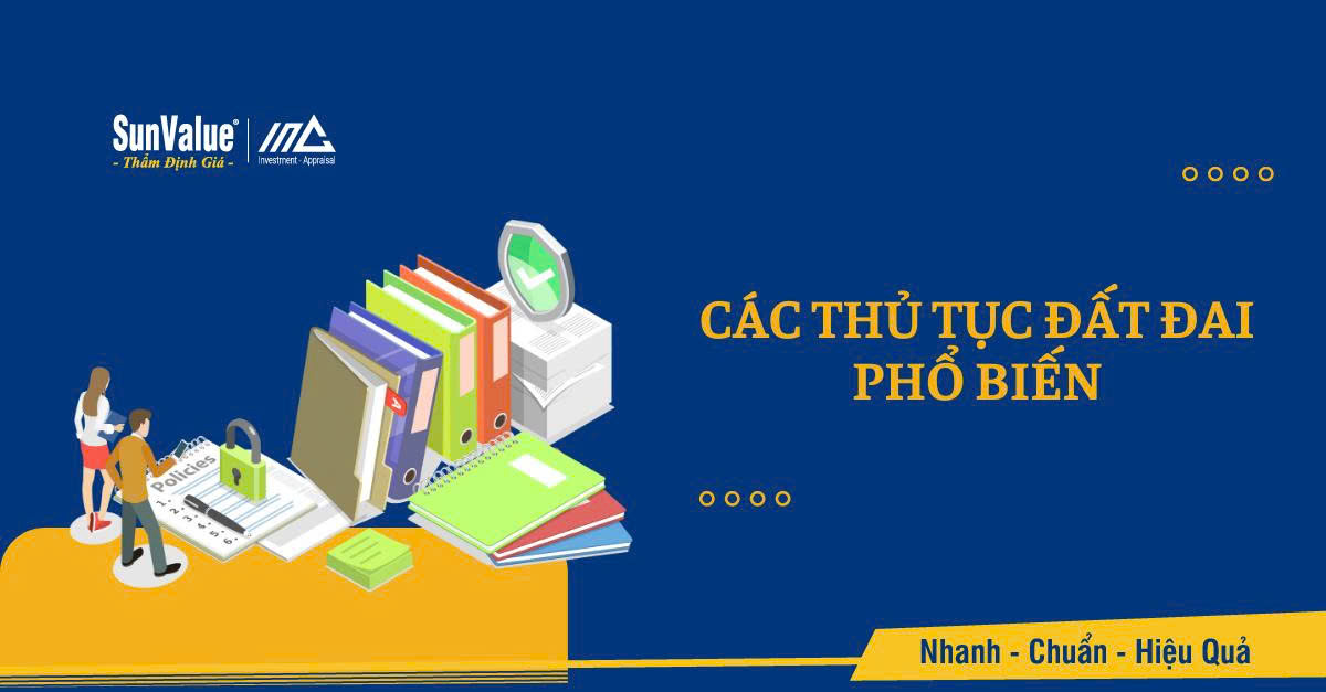 Các thủ tục đất đai phổ biến